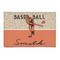 Retro Baseball 2' x 3' Indoor Area Rug (Personalized)