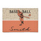 Retro Baseball Patio Rug (Personalized)