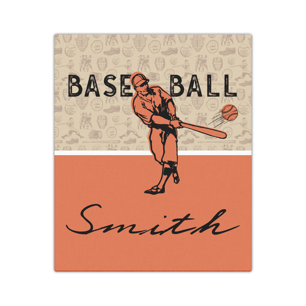 Retro Baseball 20x24 - Canvas Print - Front View