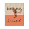 Retro Baseball 20x24 Wood Print - Front View