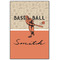 Retro Baseball Wood Print - 20x30 (Personalized)