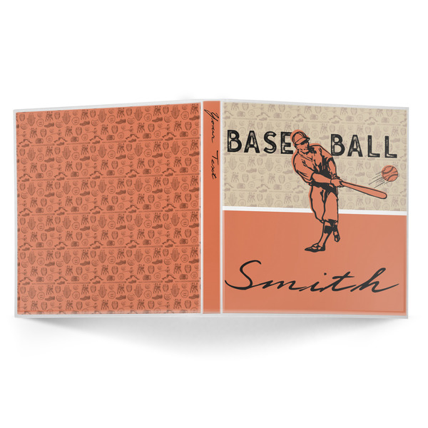 Retro Baseball 3-Ring Binder Approval- 1in