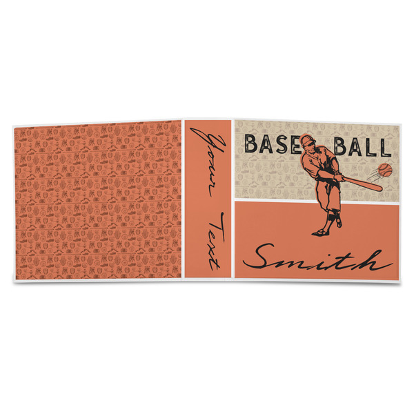 Retro Baseball 3-Ring Binder Approval- 3in