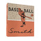 Retro Baseball 3 Ring Binder - Full Wrap - 1" (Personalized)