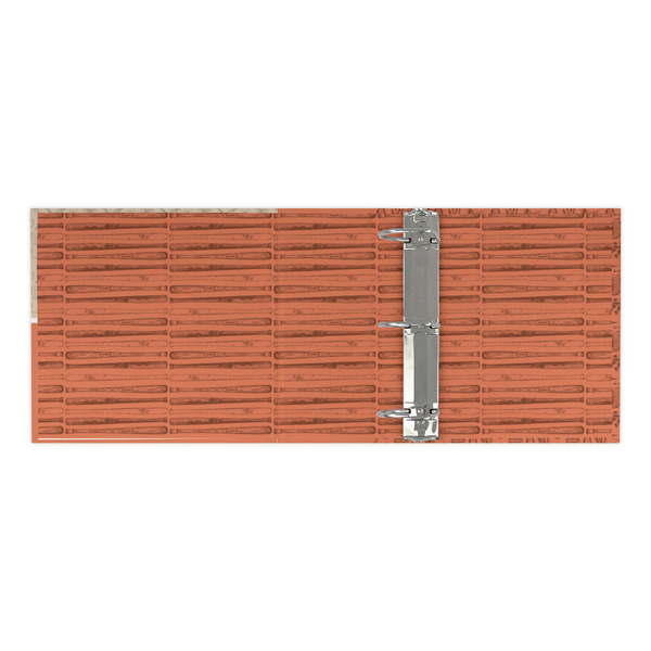 Retro Baseball 3 Ring Binders - Full Wrap - 3" - OPEN INSIDE