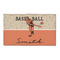 Retro Baseball 3' x 5' Patio Rug (Personalized)