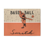 Retro Baseball Area Rug (Personalized)