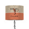 Retro Baseball 8" Drum Lamp Shade - Fabric (Personalized)