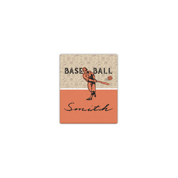 Retro Baseball Canvas Print - 8x10 (Personalized)