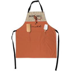 Retro Baseball Apron With Pockets w/ Name or Text