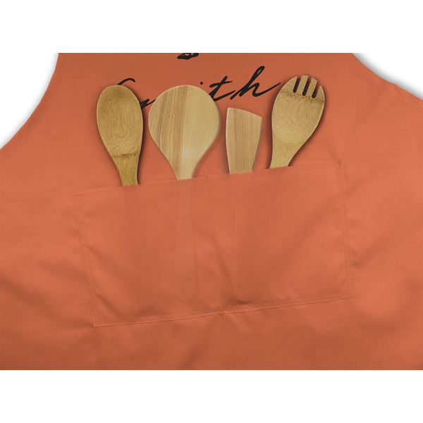 Retro Baseball Apron - Pocket Detail with Props