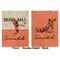 Retro Baseball Baby Blanket (Double Sided - Printed Front and Back)