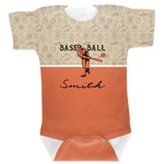Retro Baseball Baby Bodysuit 3-6 (Personalized)