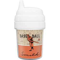 Retro Baseball Baby Sippy Cup (Personalized)