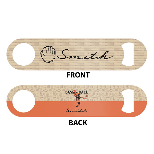 Retro Baseball Bar Bottle Opener - White - Approval