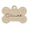 Retro Baseball Bone Shaped Dog ID Tag (Personalized)