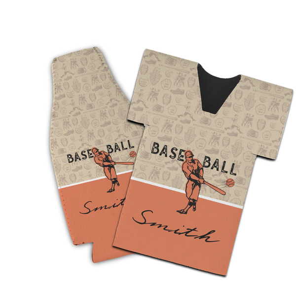 Custom Retro Baseball Bottle Cooler (Personalized)