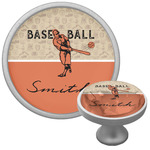 Retro Baseball Cabinet Knob (Personalized)