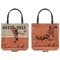Retro Baseball Canvas Tote - Front and Back