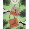 Retro Baseball Canvas Tote Lifestyle Front and Back- 13x13