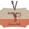 Retro Baseball Rear View Mirror Ornament (Personalized)