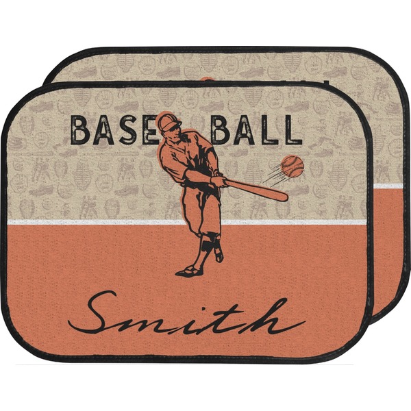 Retro Baseball Carmat Aggregate Back