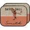Retro Baseball Car Floor Mats (Back Seat) (Personalized)