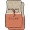 Retro Baseball Car Floor Mats (Front Seat) (Personalized)