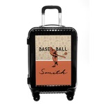 Retro Baseball Carry On Hard Shell Suitcase (Personalized)