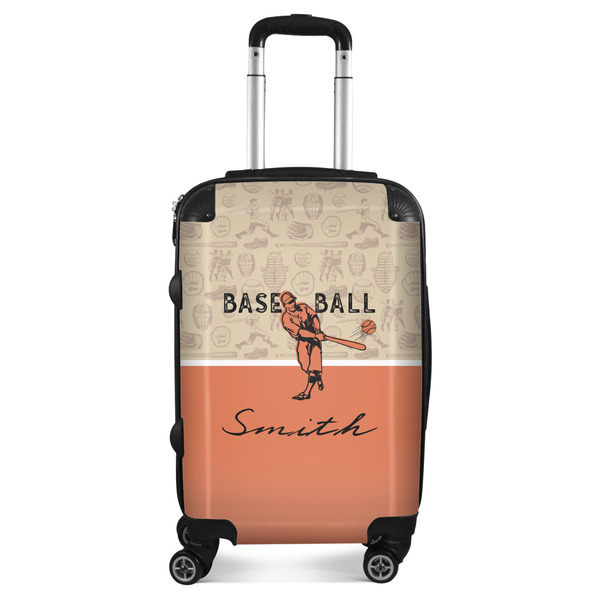 Custom Retro Baseball Suitcase - 20" Carry On (Personalized)