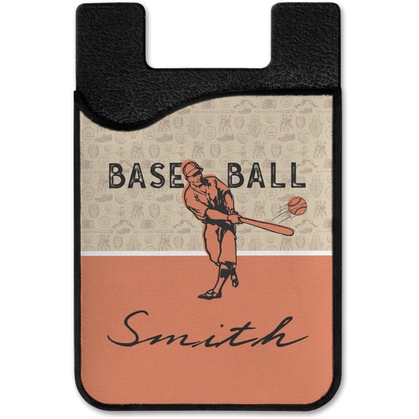 Retro Baseball Cell Phone Credit Card Holder