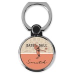 Retro Baseball Cell Phone Ring Stand & Holder (Personalized)