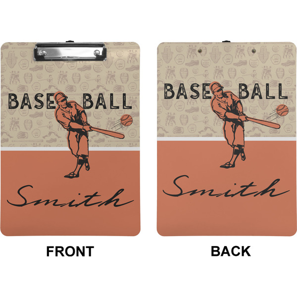 Retro Baseball Clipboard (Letter) (Front + Back)
