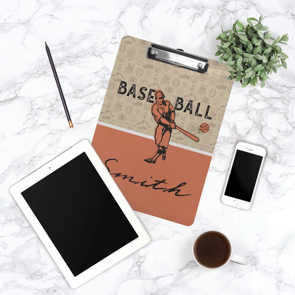 Retro Baseball Clipboard - Lifestyle Photo