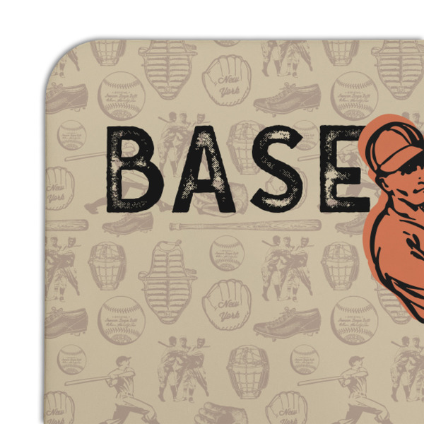 Retro Baseball Coaster Set - DETAIL