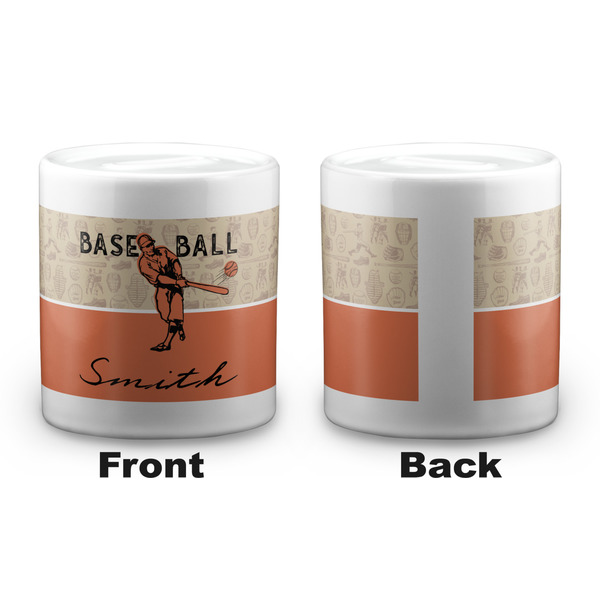 Retro Baseball Coin Bank - Apvl