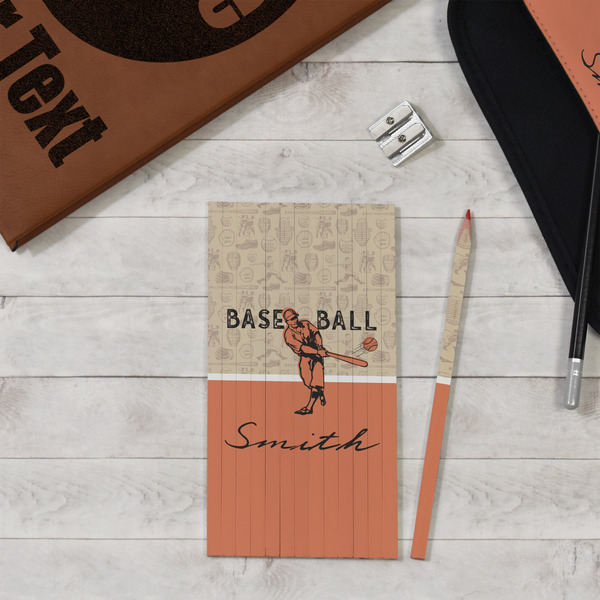 Retro Baseball Colored Pencils - In Context