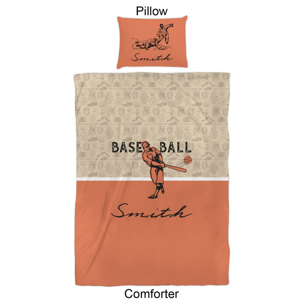 Retro Baseball Comforter Set - Twin XL - Approval