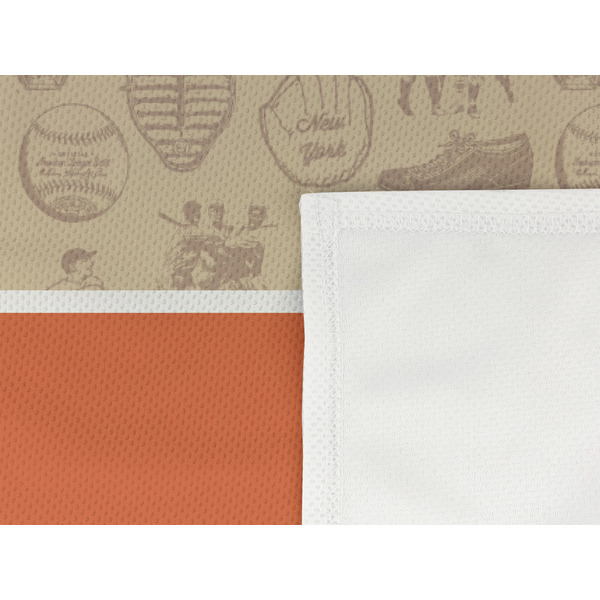 Retro Baseball Cooling Towel- Detail