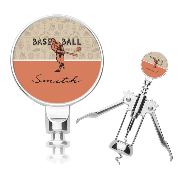 Custom Retro Baseball Corkscrew (Personalized)