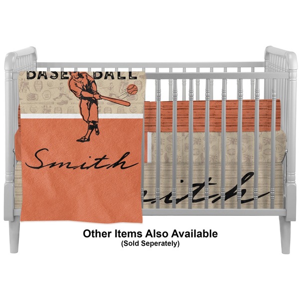 Retro Baseball Crib - Profile Sold Seperately