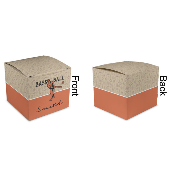 Retro Baseball Cubic Gift Box - Approval