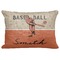 Retro Baseball Decorative Baby Pillowcase - 16"x12" (Personalized)