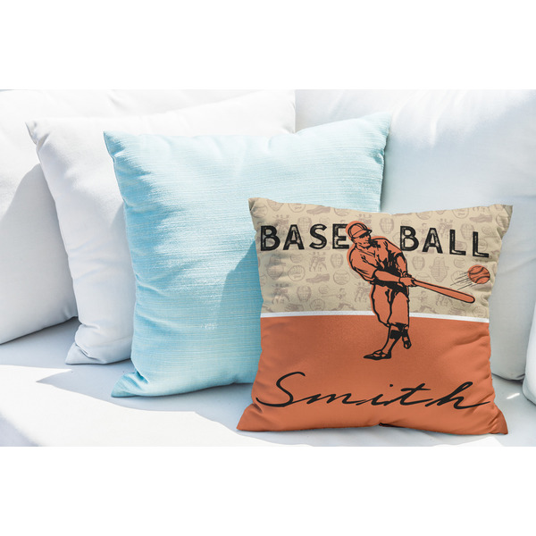 Retro Baseball Decorative Pillow Case - LIFESTYLE 2