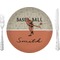Retro Baseball 10" Glass Lunch / Dinner Plates - Single or Set (Personalized)