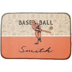 Retro Baseball Dish Drying Mat (Personalized)