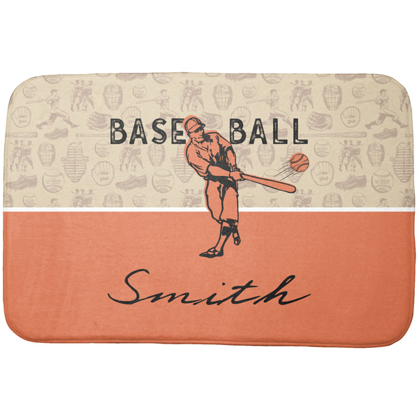 Custom Retro Baseball Dish Drying Mat (Personalized)