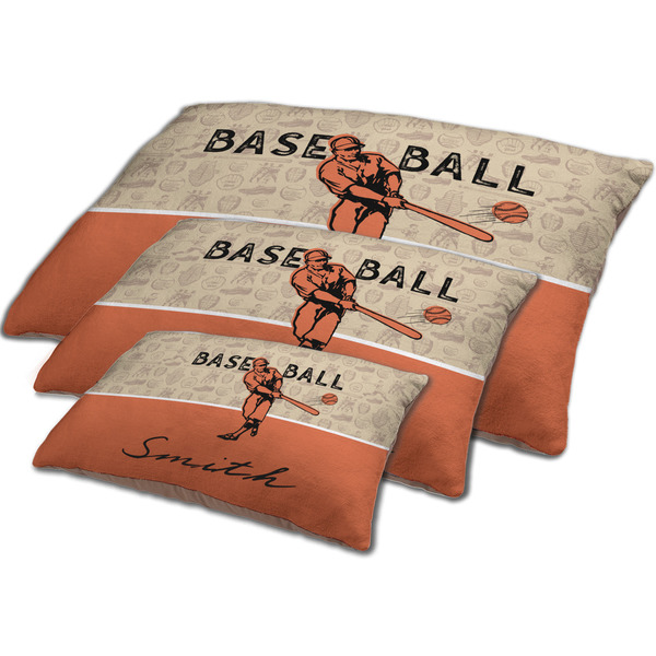 Retro Baseball Dog Beds - MAIN (sm, med, lrg)