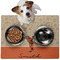 Retro Baseball Dog Food Mat - Medium LIFESTYLE