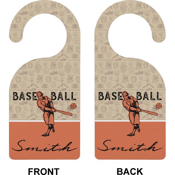 Retro Baseball Door Hanger (Approval)